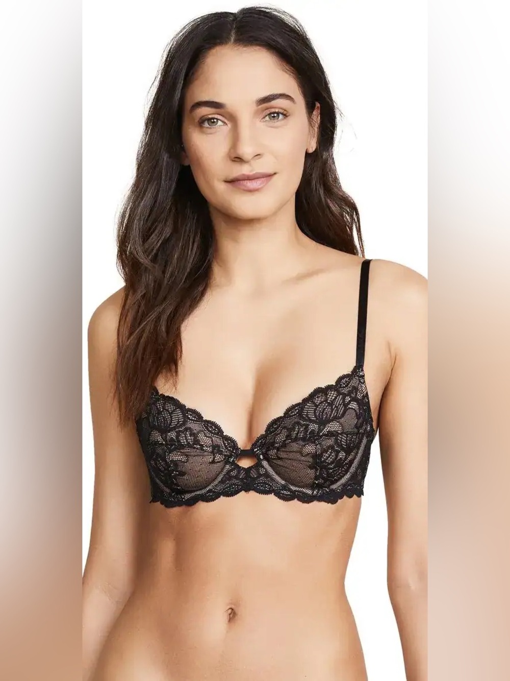 NWT Calvin Klein Black Lace “Seductive Comfort” Bra — Sz. 34B